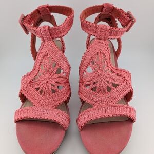 Impo Coral Crochet Ankle-Strap Sandals